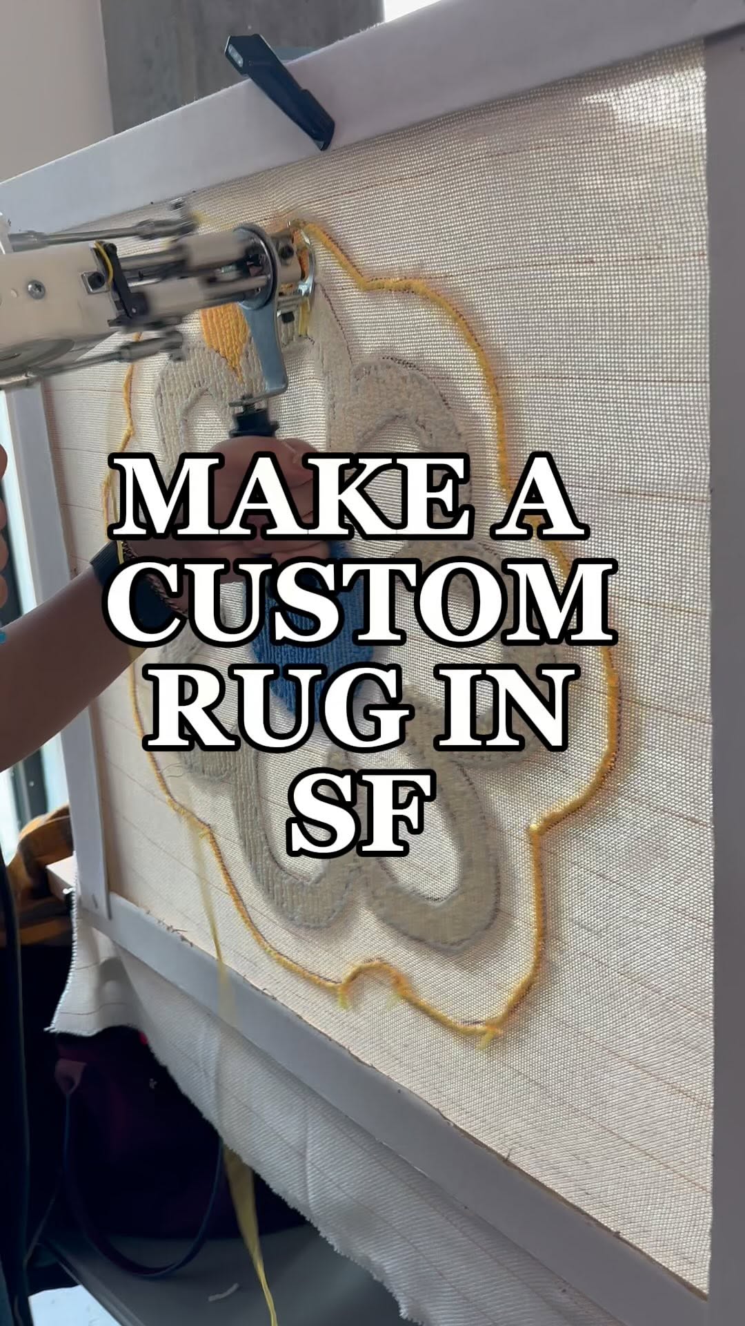 sfbaydiaries, Simple Thread Tufting Workshop