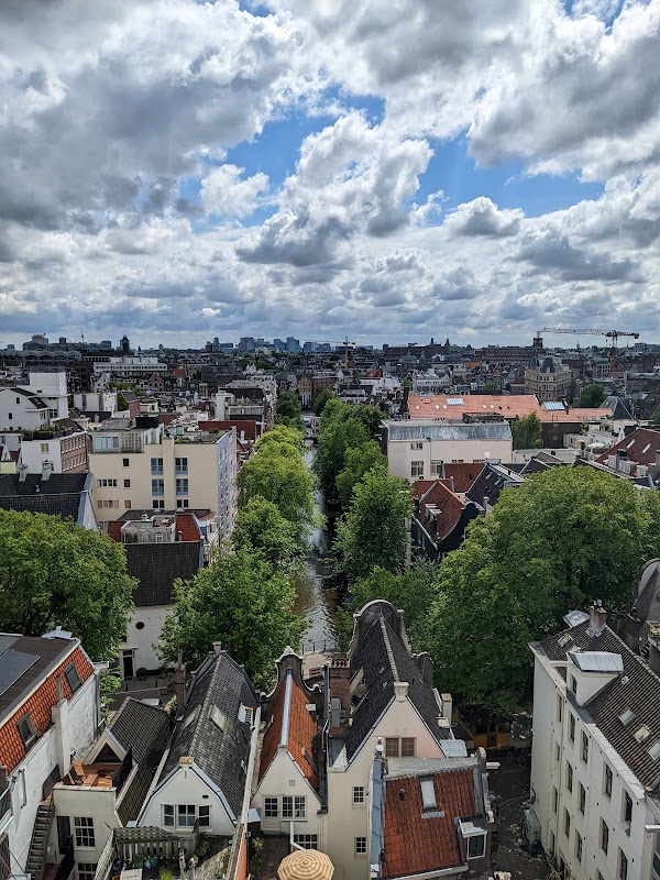 Zuiderkerk Tower - panoramic view from 1614 belfry 5