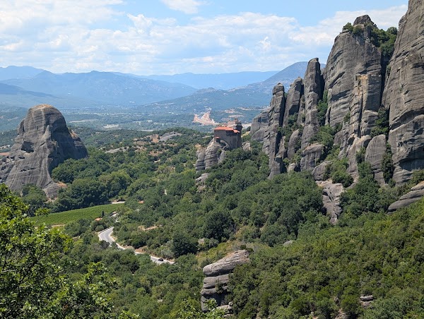 Meteora view sunset 5
