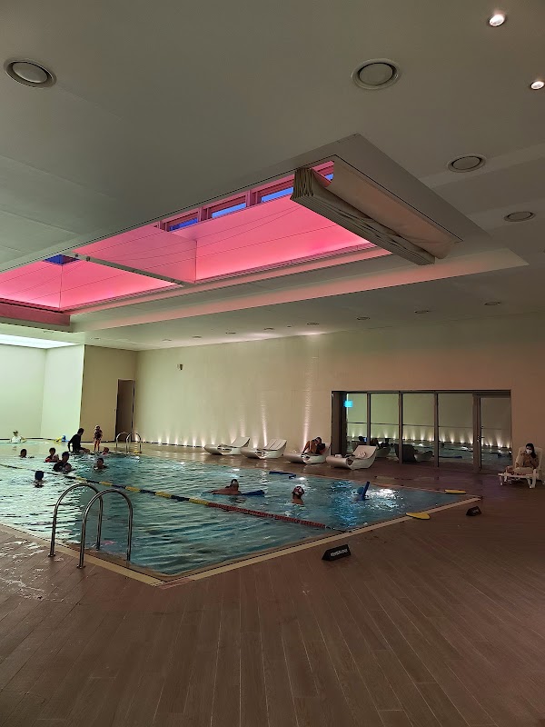 Lotte Hotel indoor pool