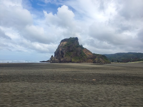 Piha black sand beach 5