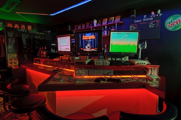 PC and Retro Bar Space Station