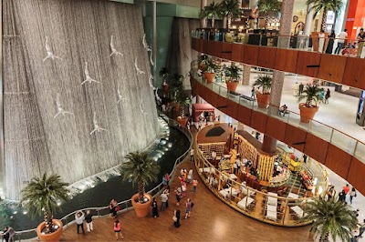 Dubai Mall Waterfalls