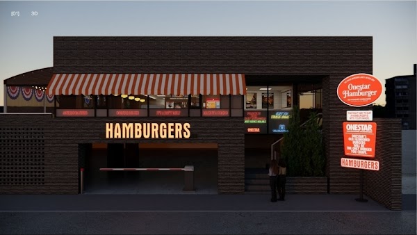 원스타올드패션드 햄버거 어린이대공원점