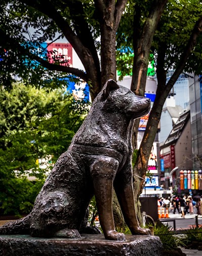 Hachikō Memorial Statue 2