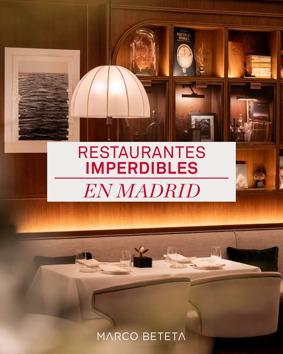 Marco Beteta, CEBO Madrid Restaurant