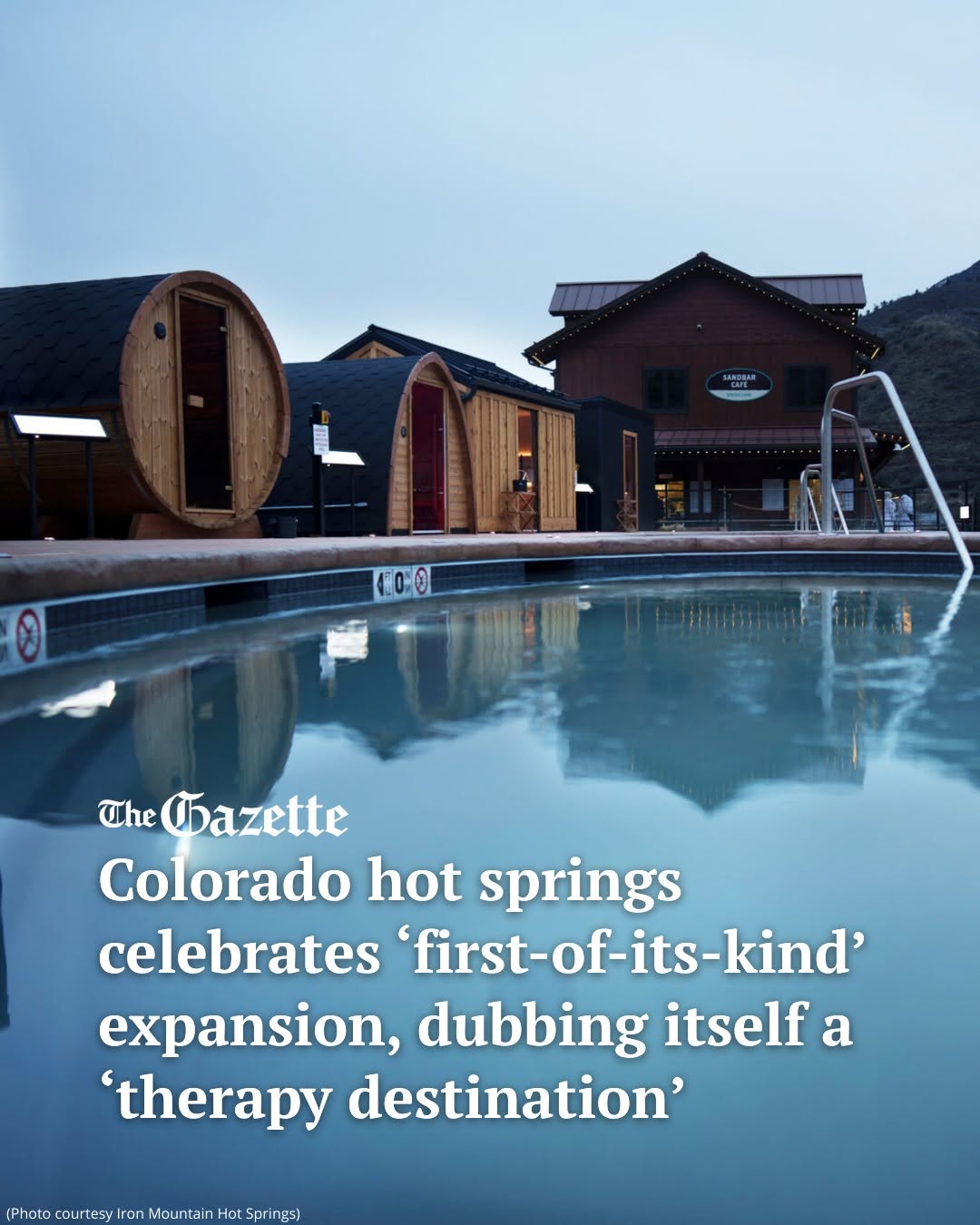 The Colorado Springs Gazette, Iron Mountain Hot Springs
