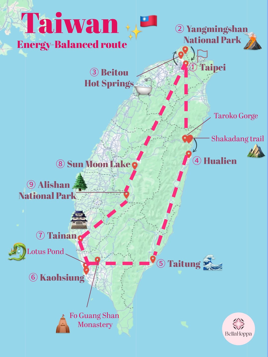 BellaHoppa, Taroko National Park