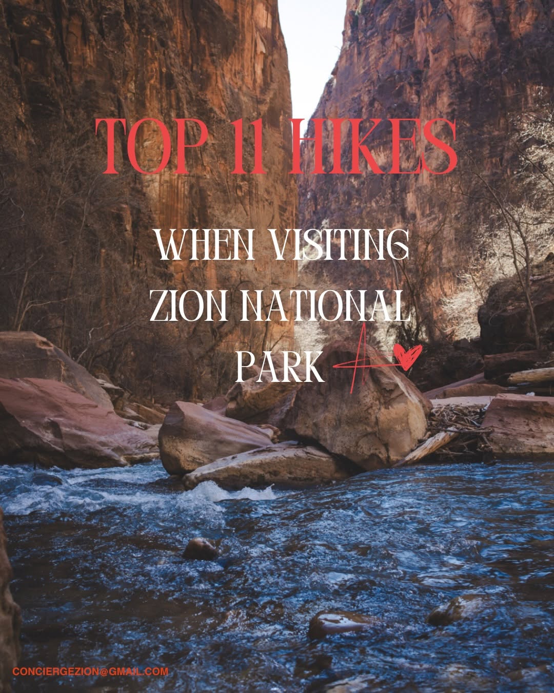 Zion Concierge, Angels Landing Trail