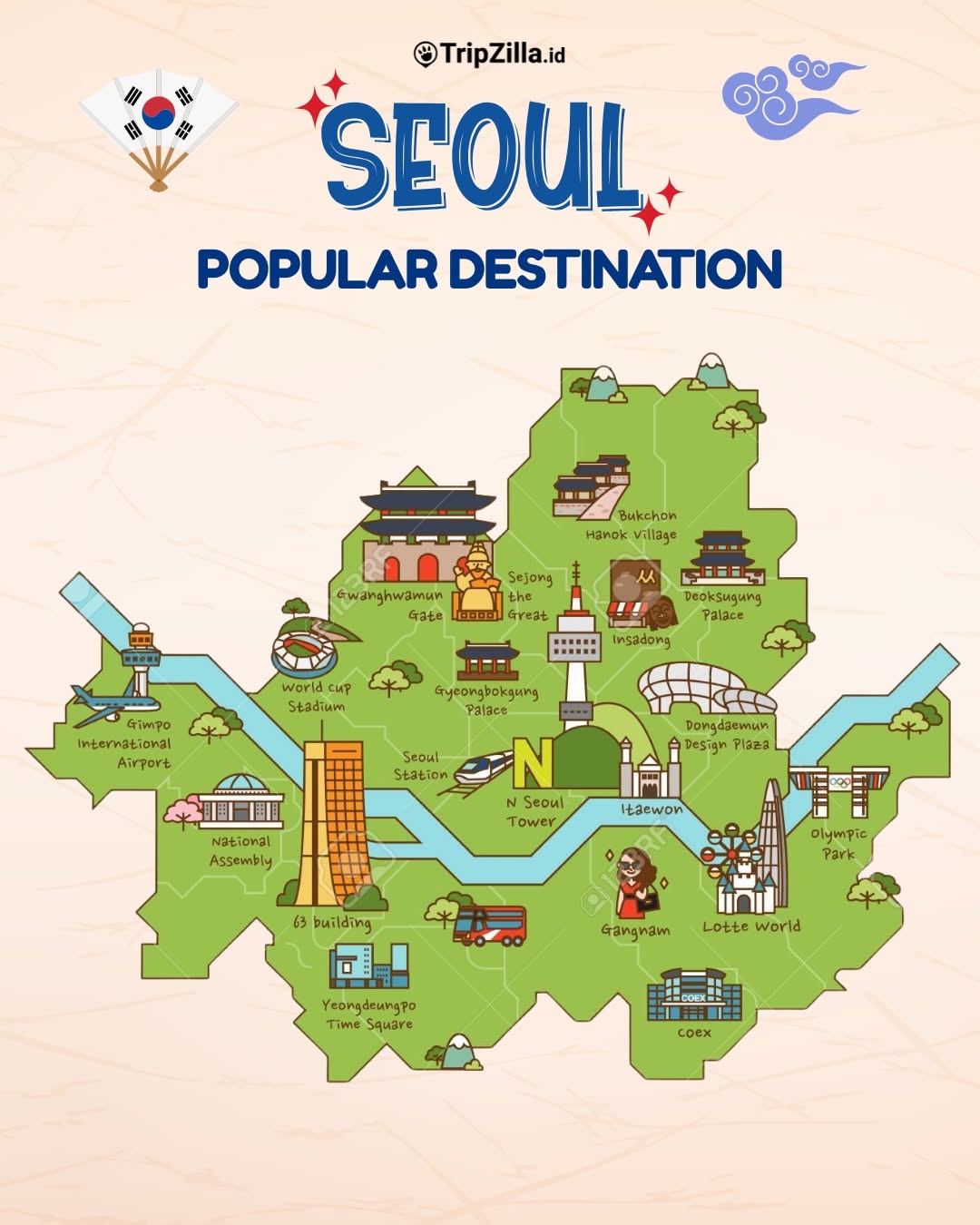 TripZilla Indonesia, Gyeongbokgung Palace