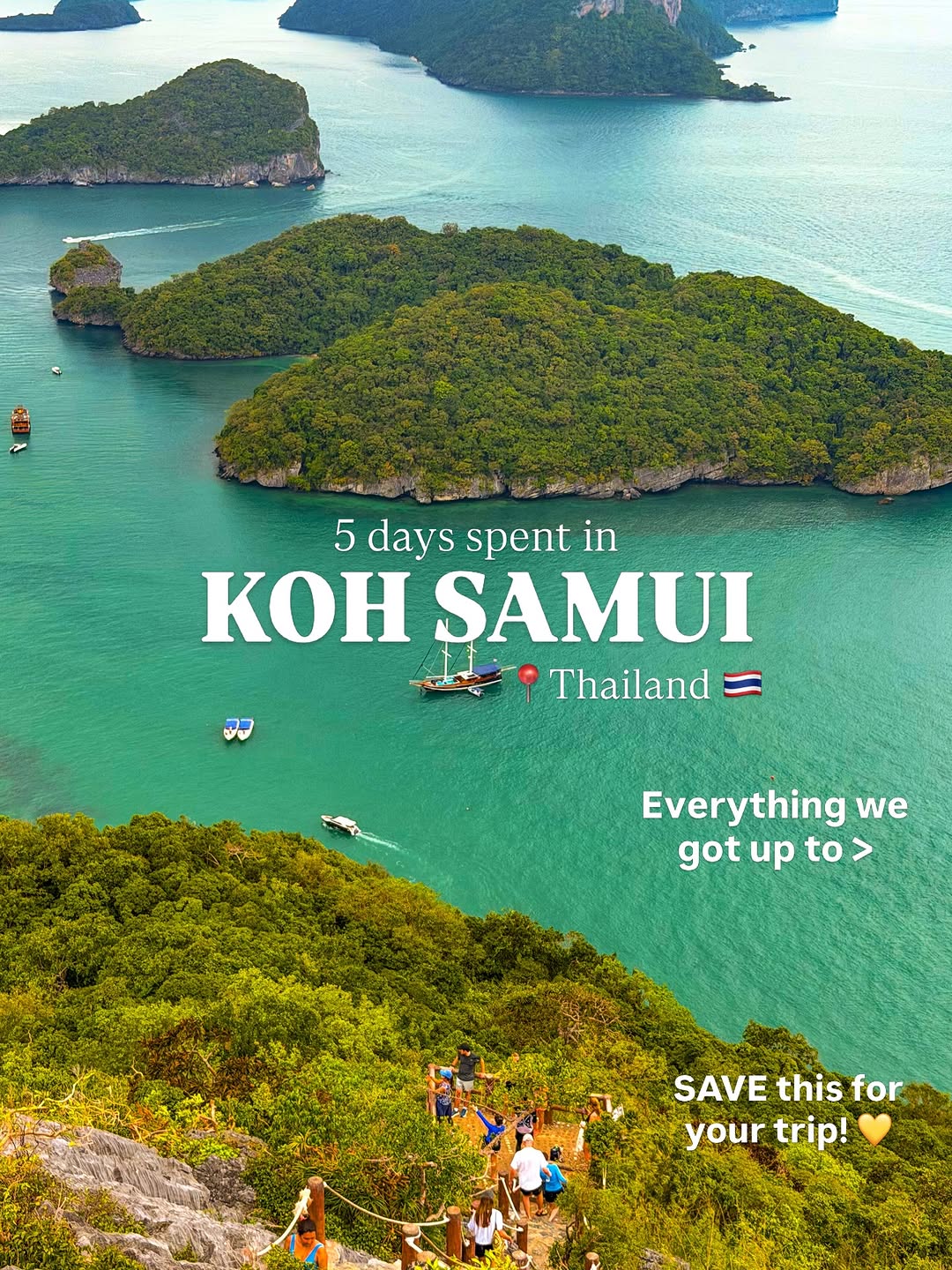 Emma & Tyler 🌍✈️ | Asia Travel Content | Bangkok 🇹🇭🫶🏻, Mu Ko Ang Thong National Marine Park