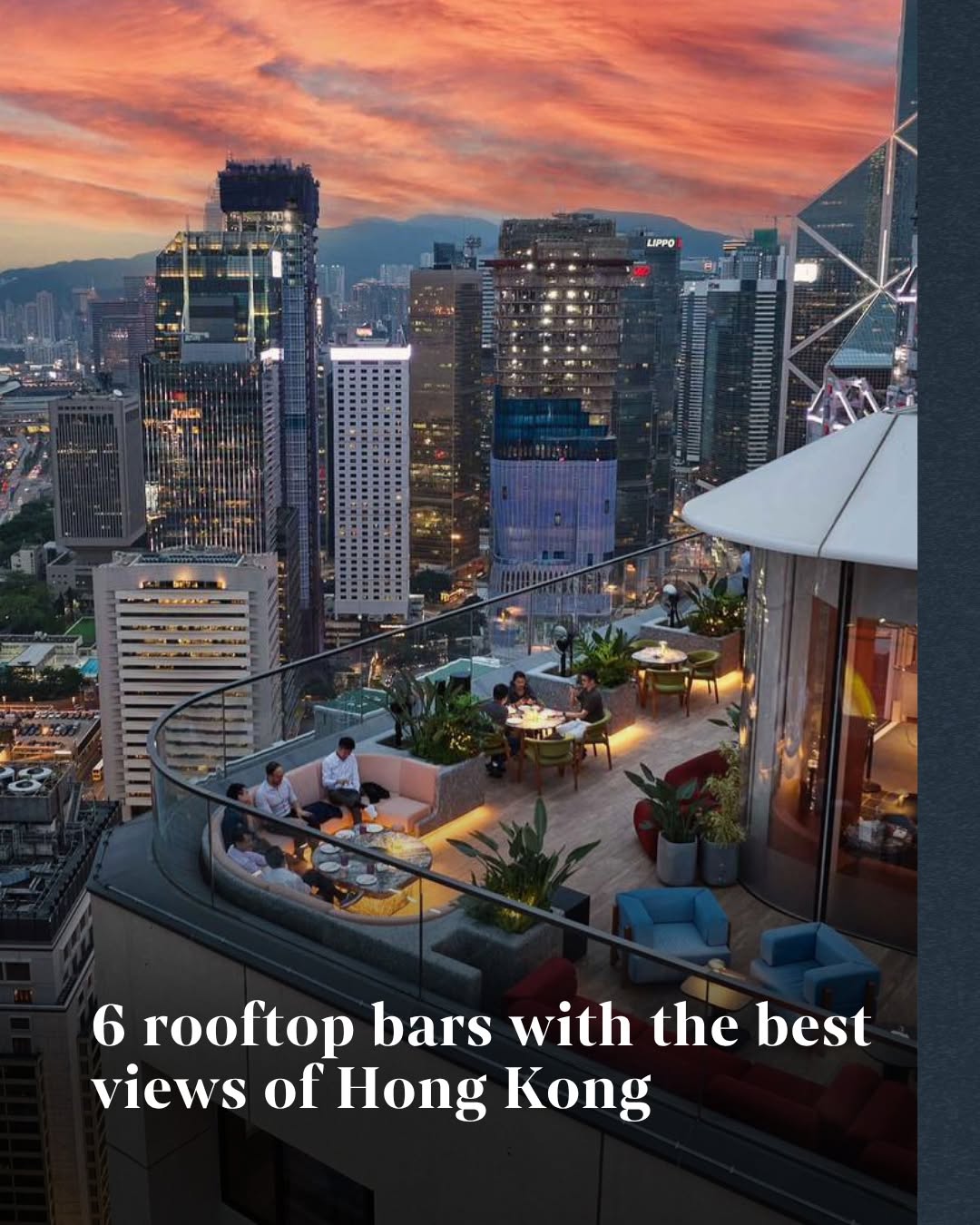 SCMP 100 Top Tables, SKYE Roofbar & Brasserie