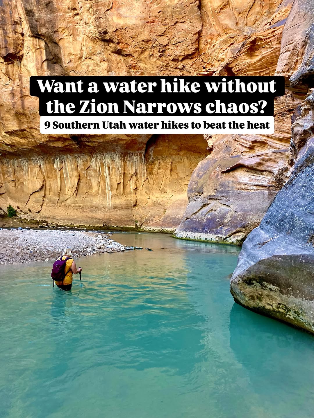 Miriam Gersdorf-Utah & Beyond Adventure Travel, The Narrows