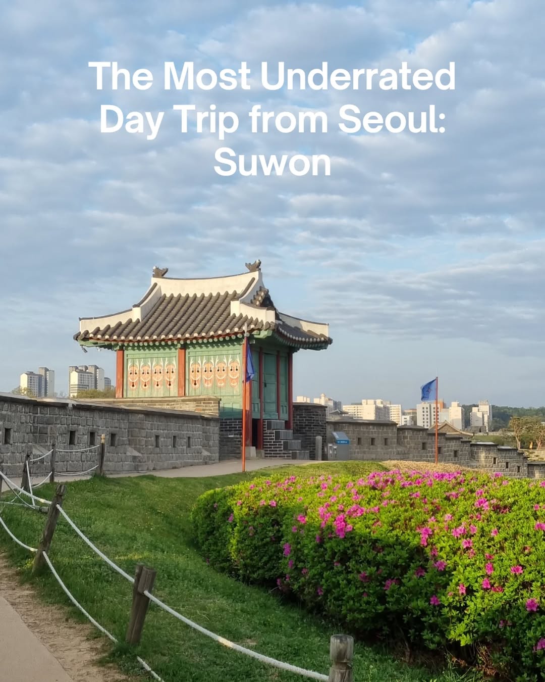 Jae One Han - Korean Tour Guide, Suwon Hwaseong Fortress