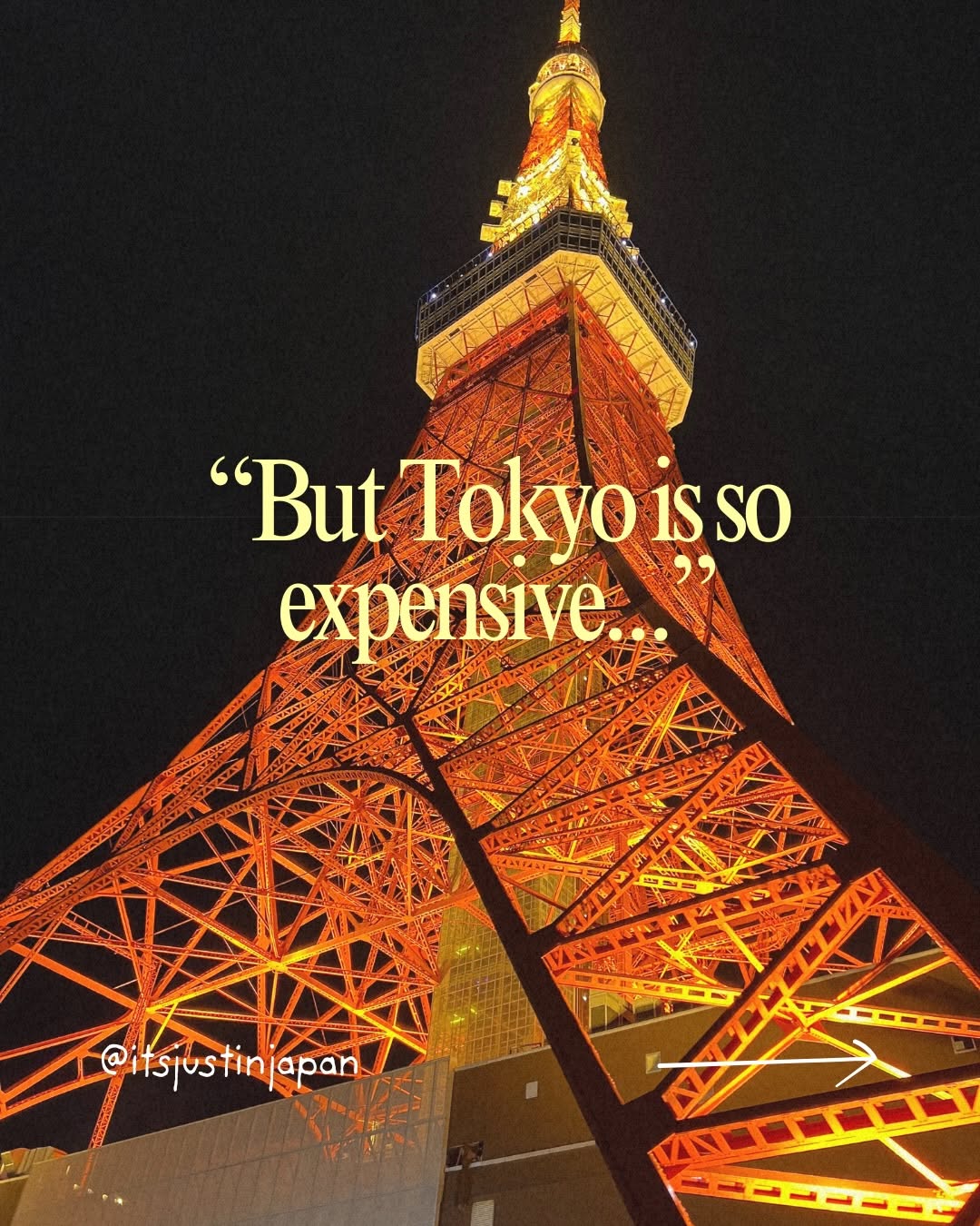 itsjustinjapan, Tokyo Tower