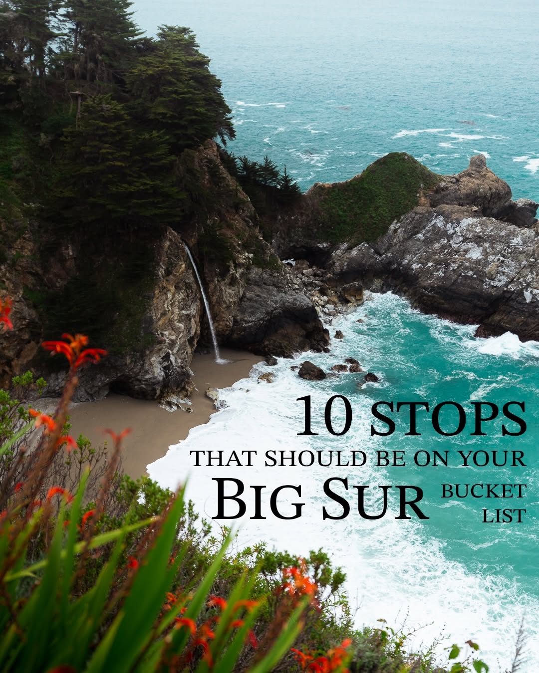 Kelsey & Alec | Western US Scenic Getaways, McWay Falls