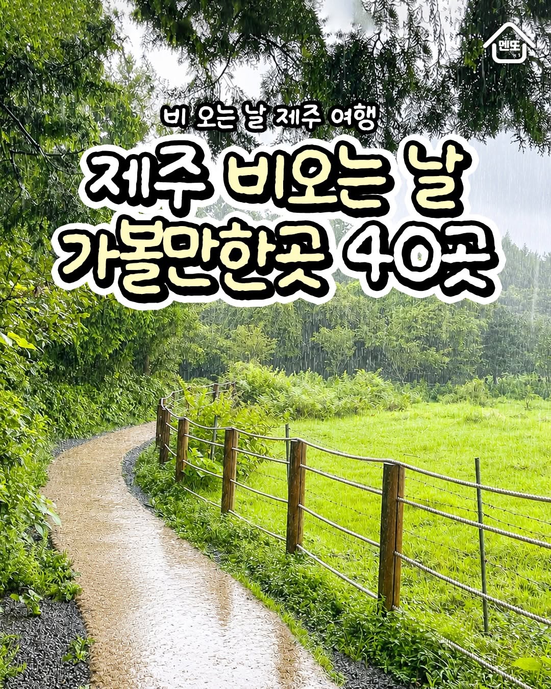 제주도 한달살기 / 제주도여행 / 제주도 숙소 / 멘또, Cheonjiyeon Waterfall