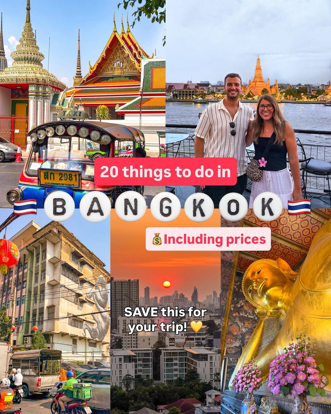 Emma & Tyler 🌍✈️ | Asia Travel Content | Bangkok 🇹🇭🫶🏻, The Grand Palace