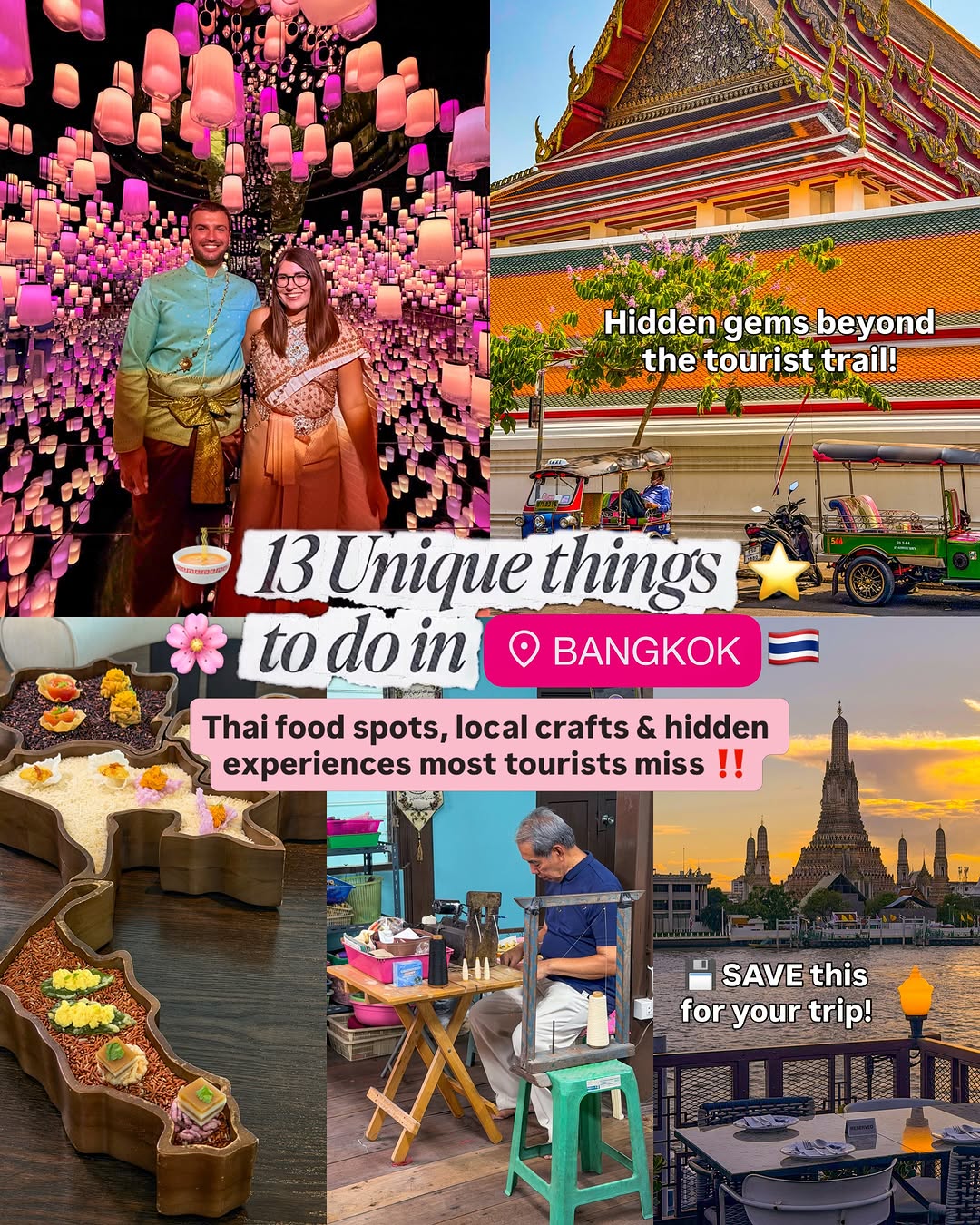 Emma & Tyler 🌍✈️ | Asia Travel Content | Bangkok 🇹🇭🫶🏻, Jim Thompson House Museum