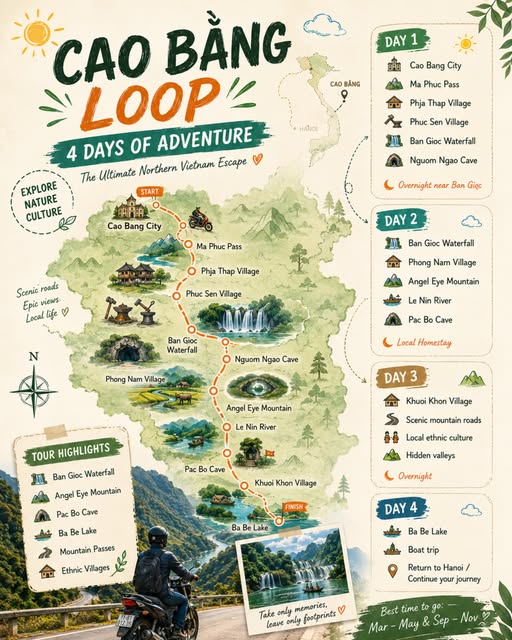 Cao Bang Loop by Local - Focused on Responsible Travel, Ban Gioc Waterfalls