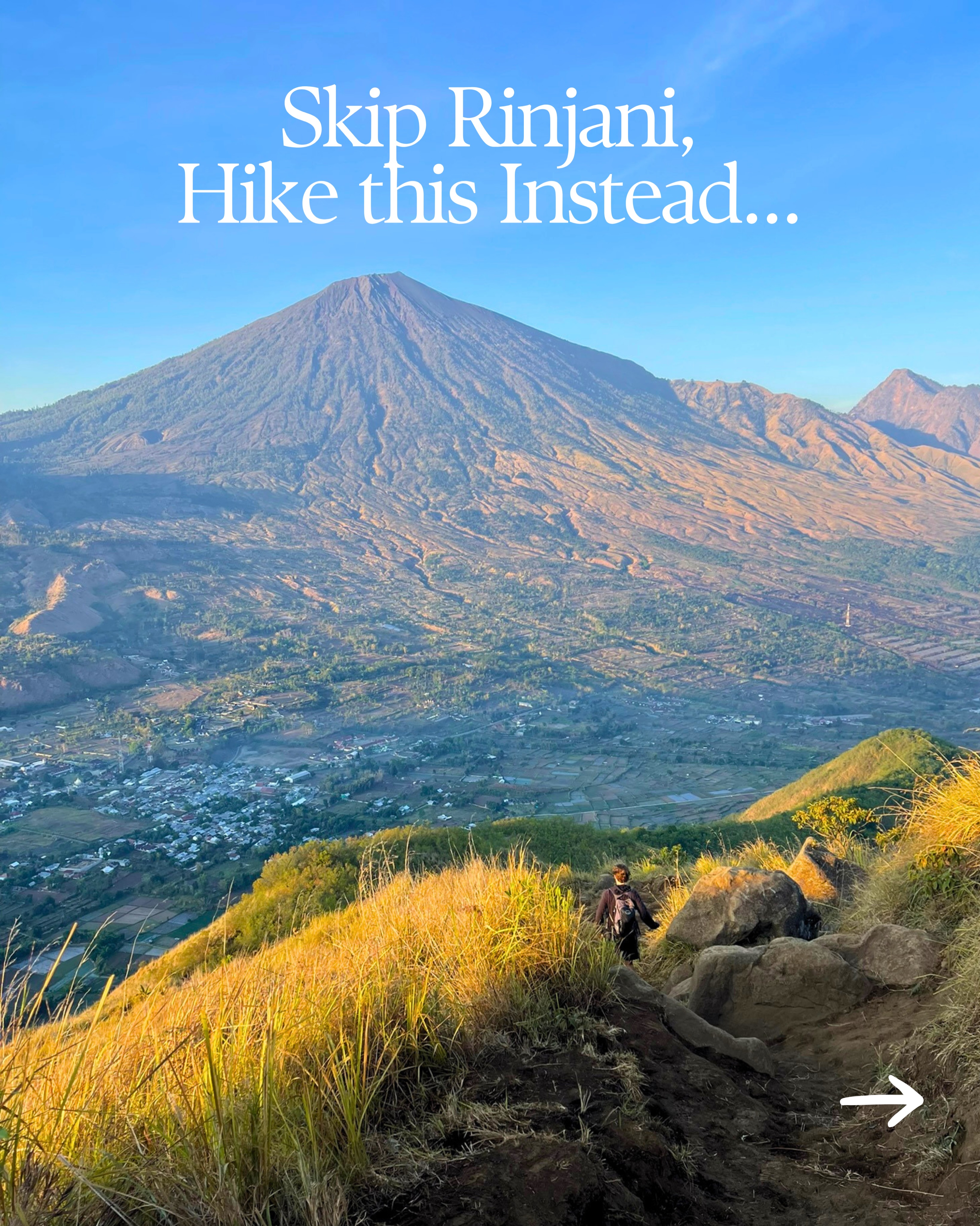 Gina | Girl Gone Coconuts, Mount Rinjani