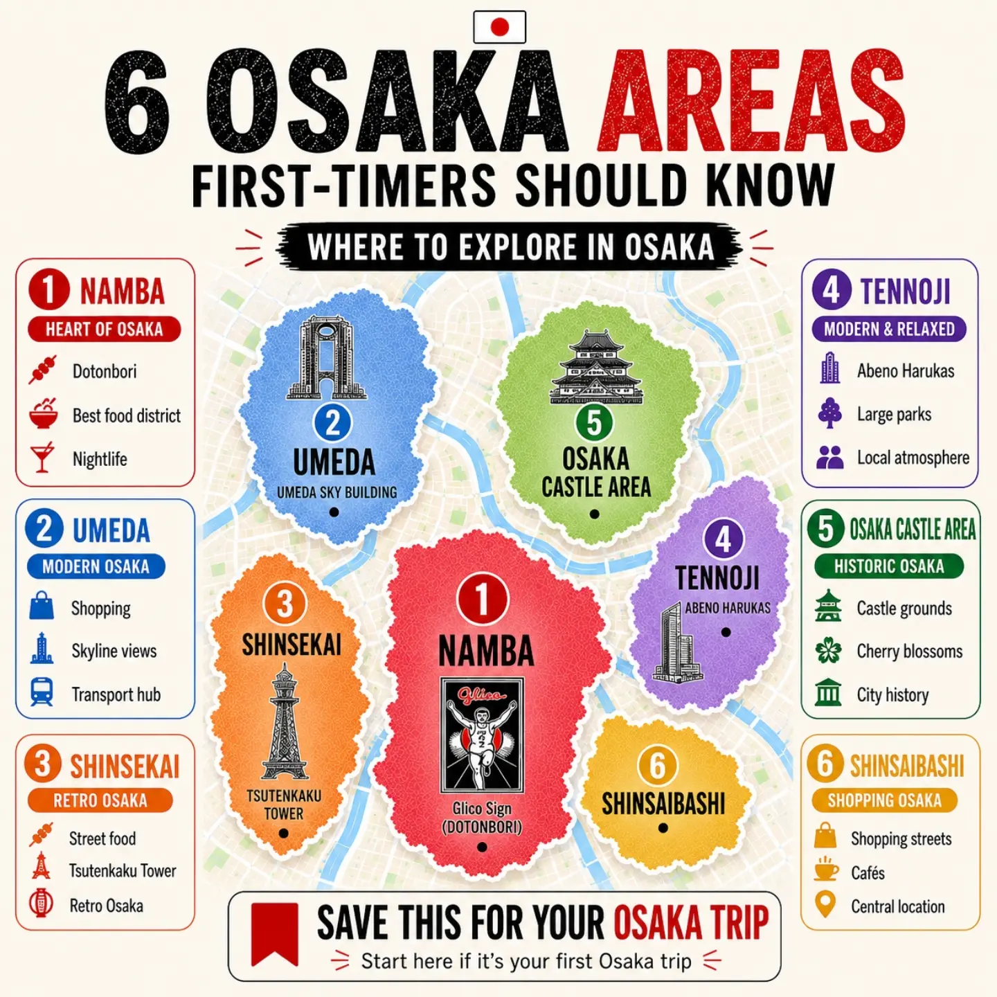 1 Hour Travel Guides, Osaka Castle