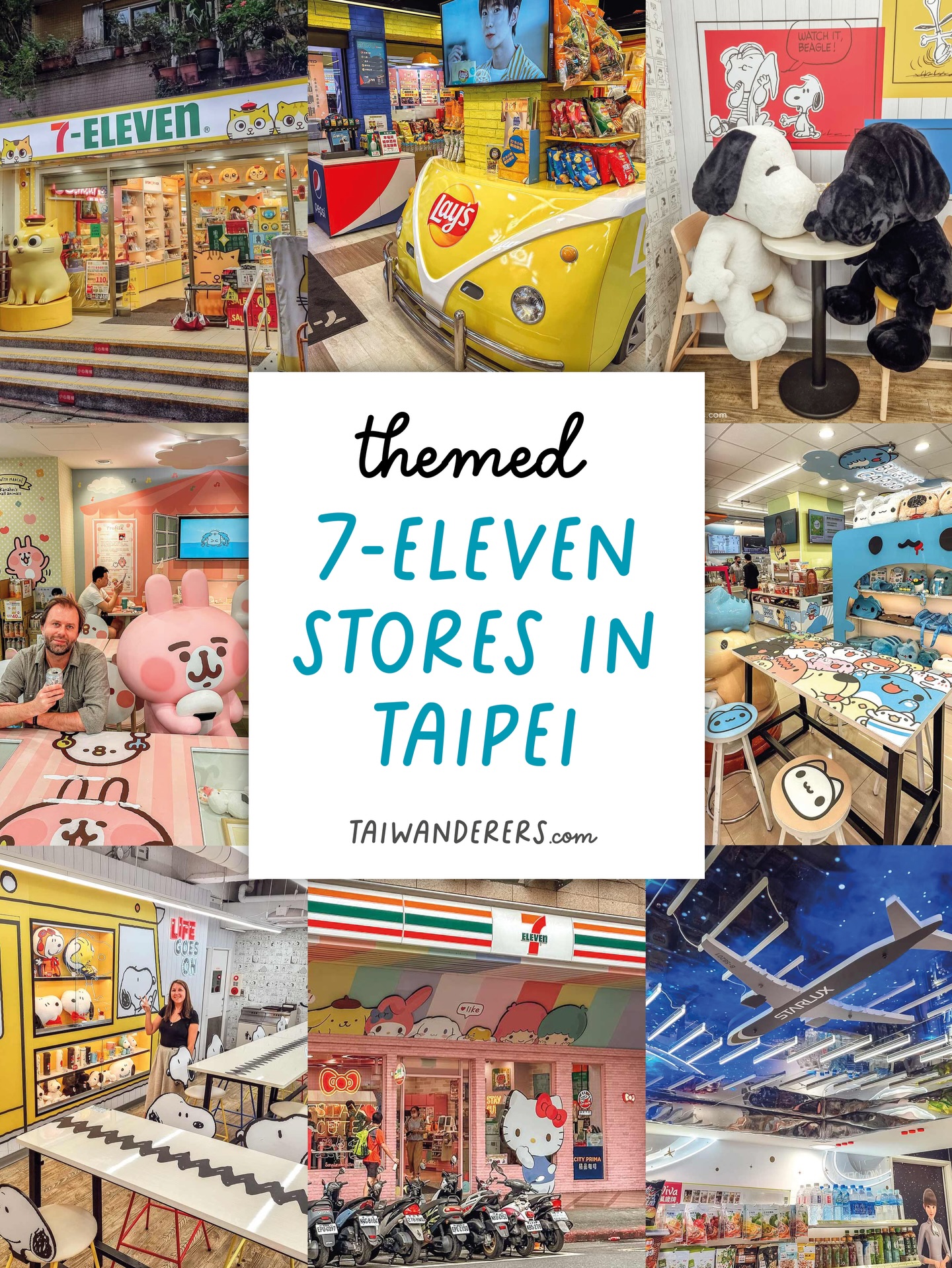 Taiwan Guide 🇹🇼 | Taiwanderers, 7-Eleven (Sanrio)