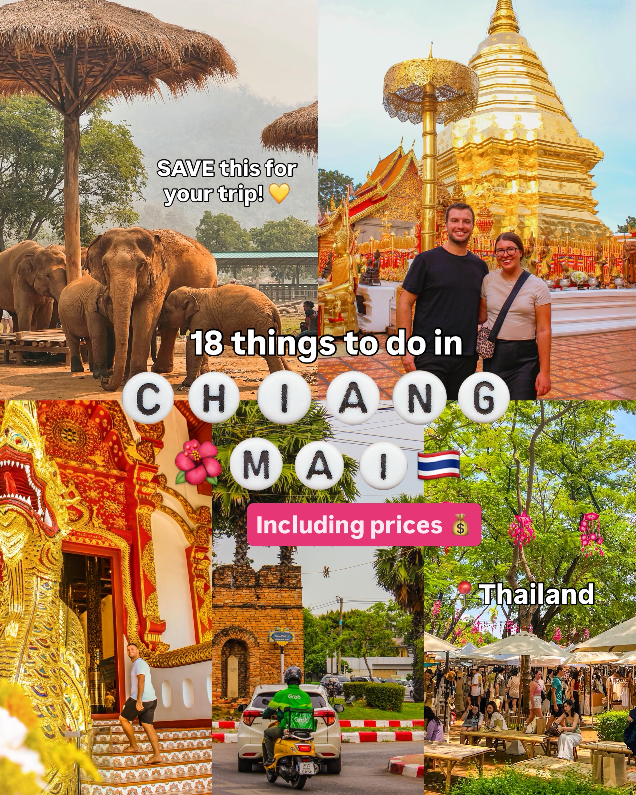Emma & Tyler 🌍✈️ | Asia Travel Content | Bangkok 🇹🇭🫶🏻, Wat Phra That Doi Suthep