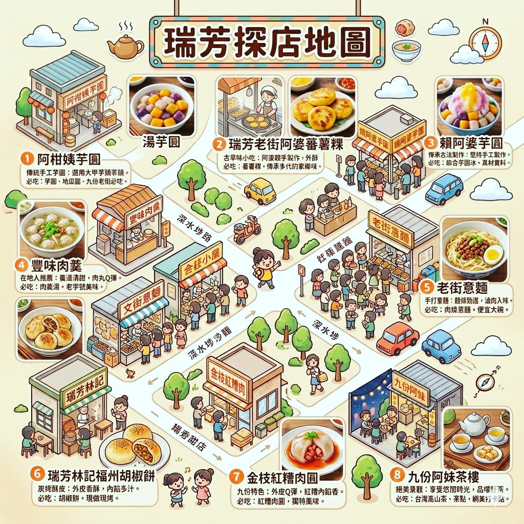 瑞芳美食廣場豐味肉羹, Shifen Old Street