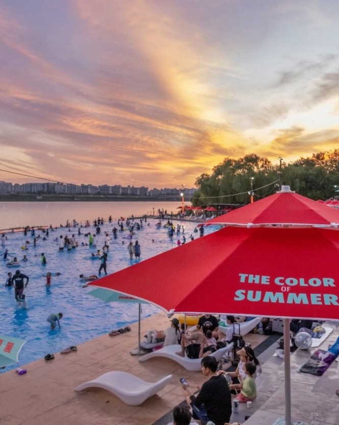 서울시 Seoul City, Jamsil Hangang Park Pool