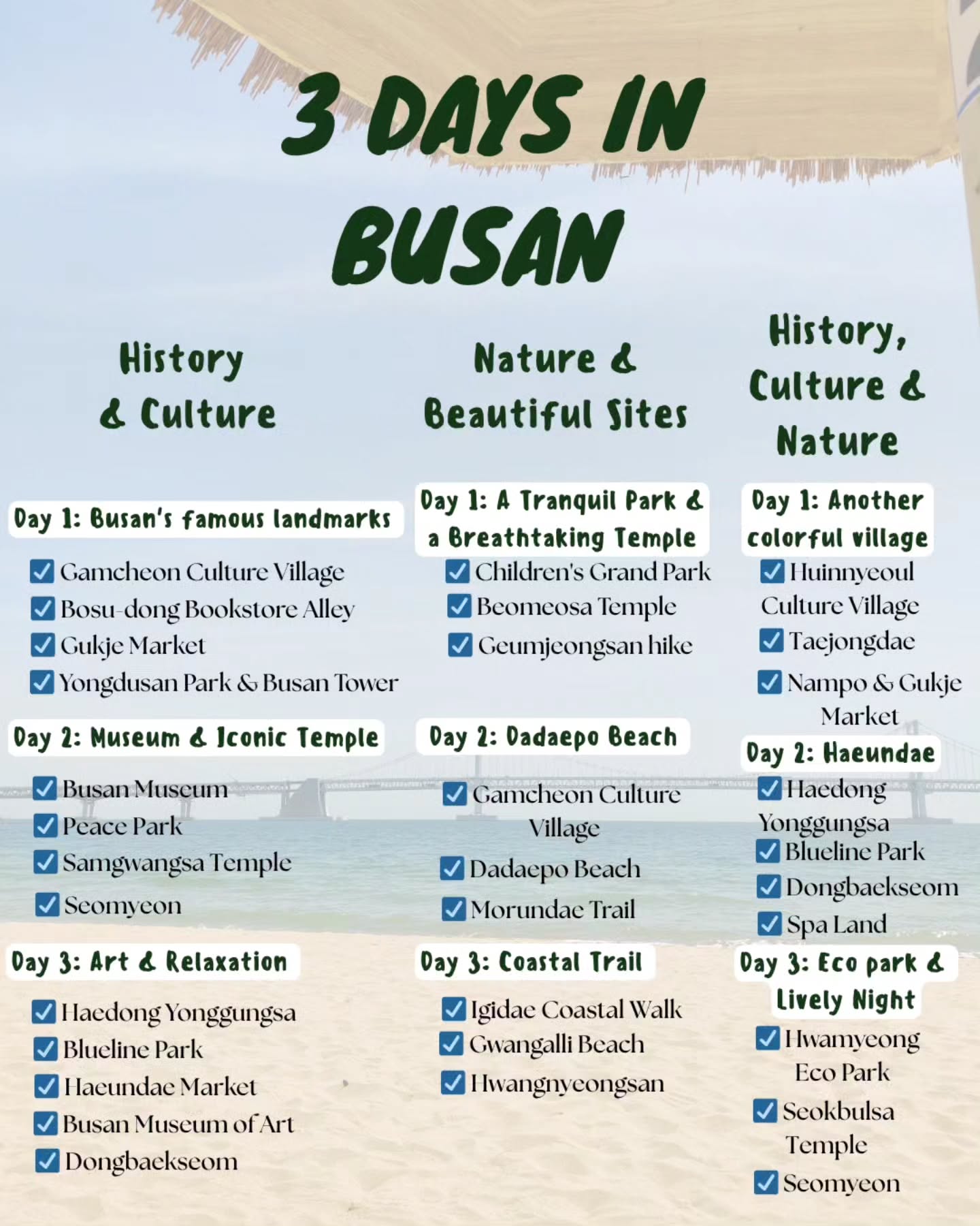 Gin | Travel Planner & Blogger 🗺️, Gwangalli Beach