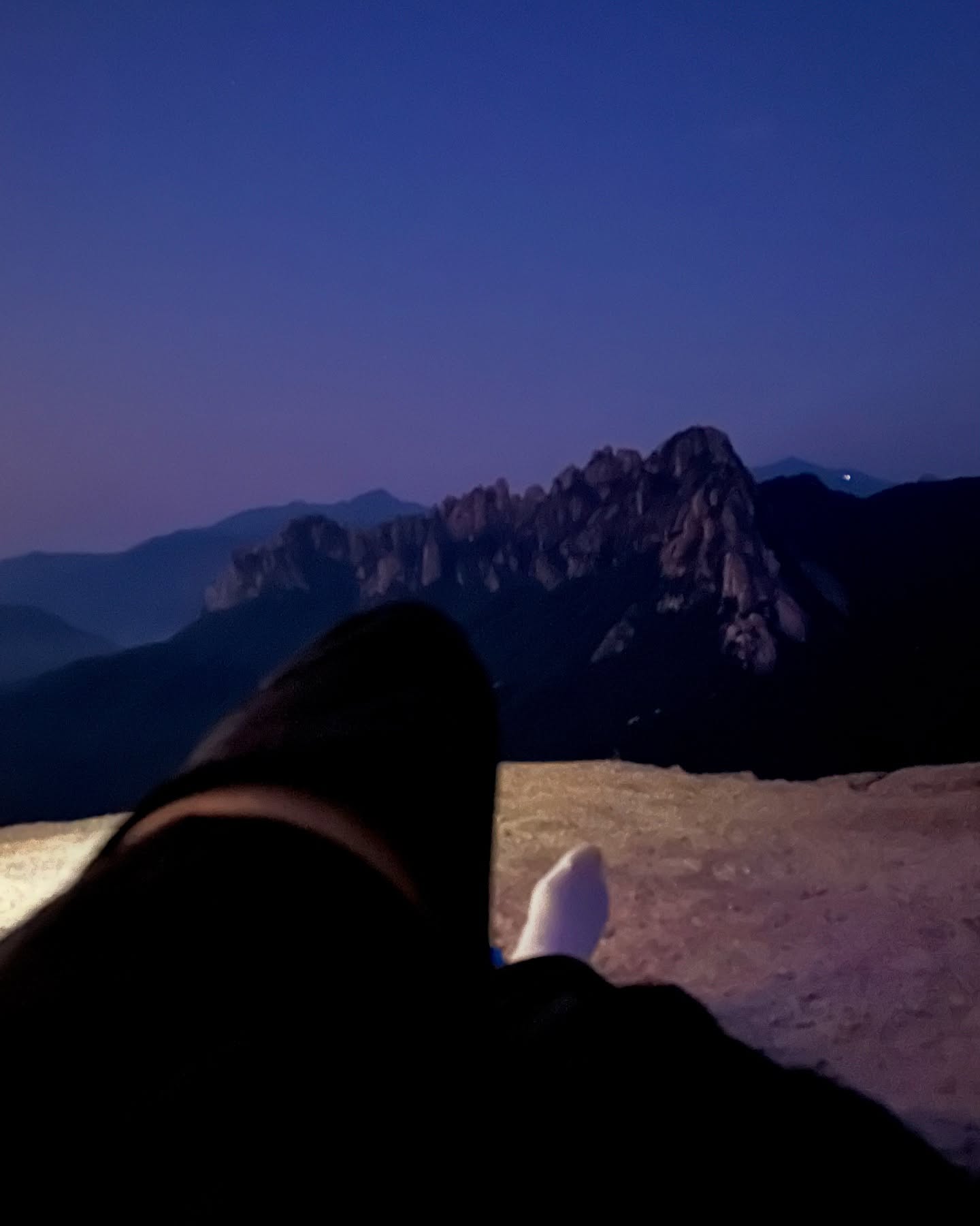 산타는 쫑🇰🇷, 백패커🏕️, 금강산 신선대(성인대)