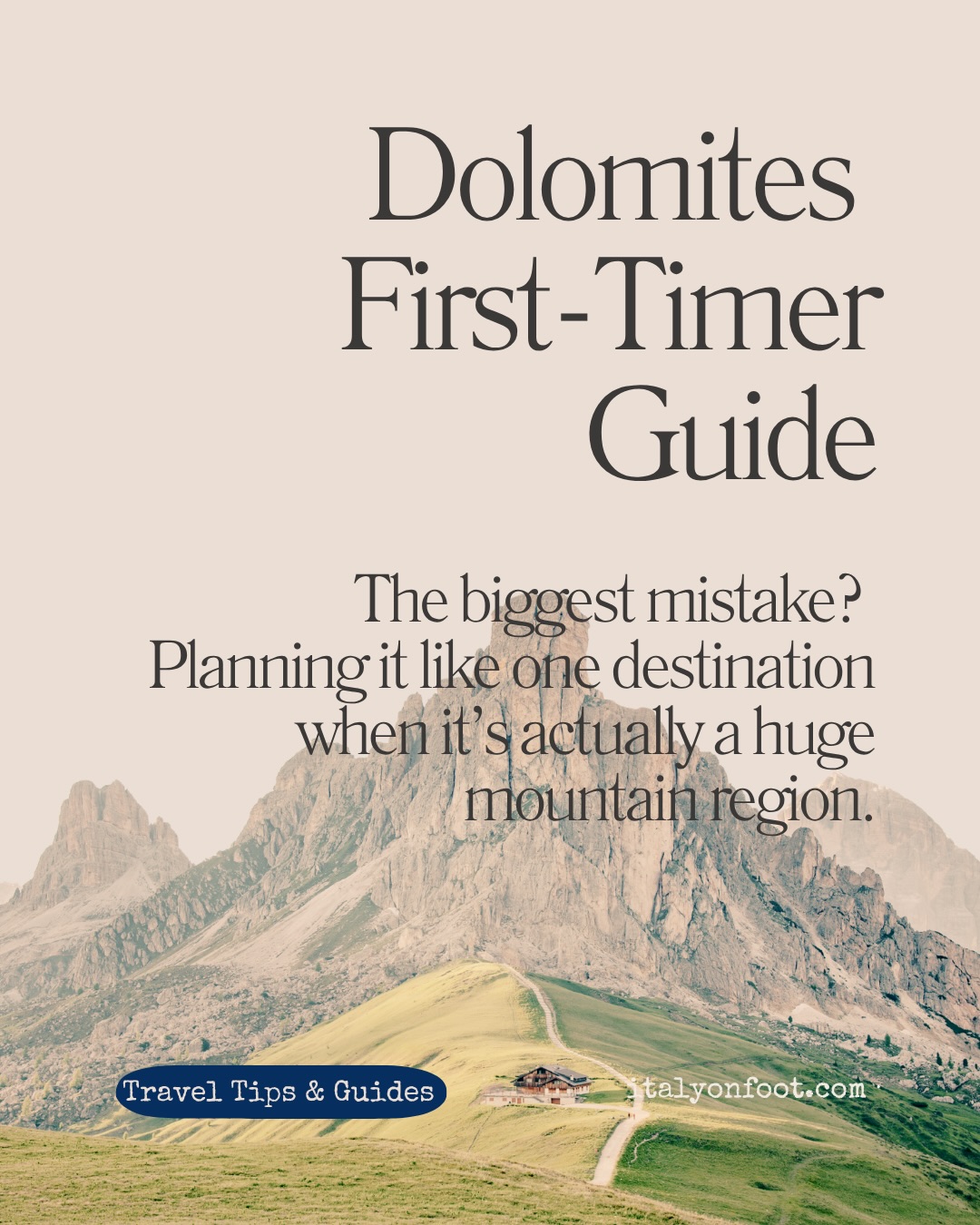 Italy on Foot | Local-based handpicked guides, Dolomites
