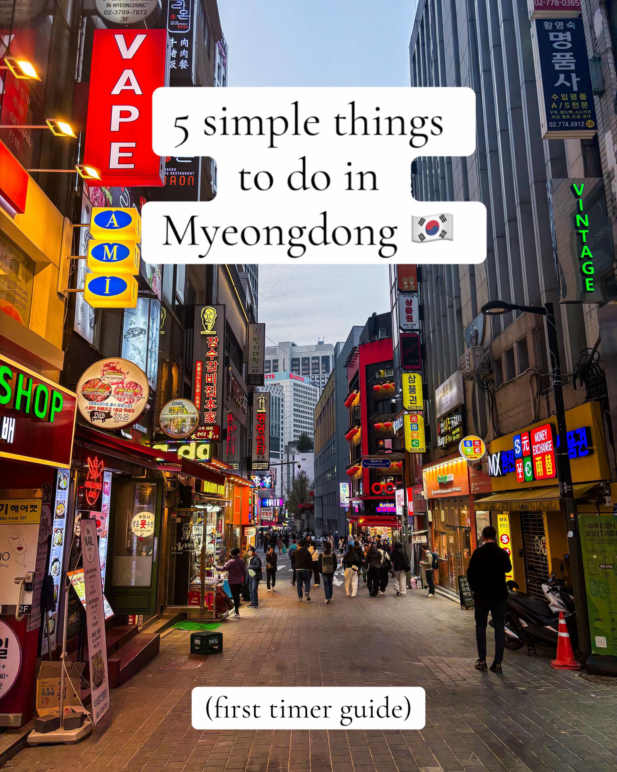 paojam, Myeong-dong