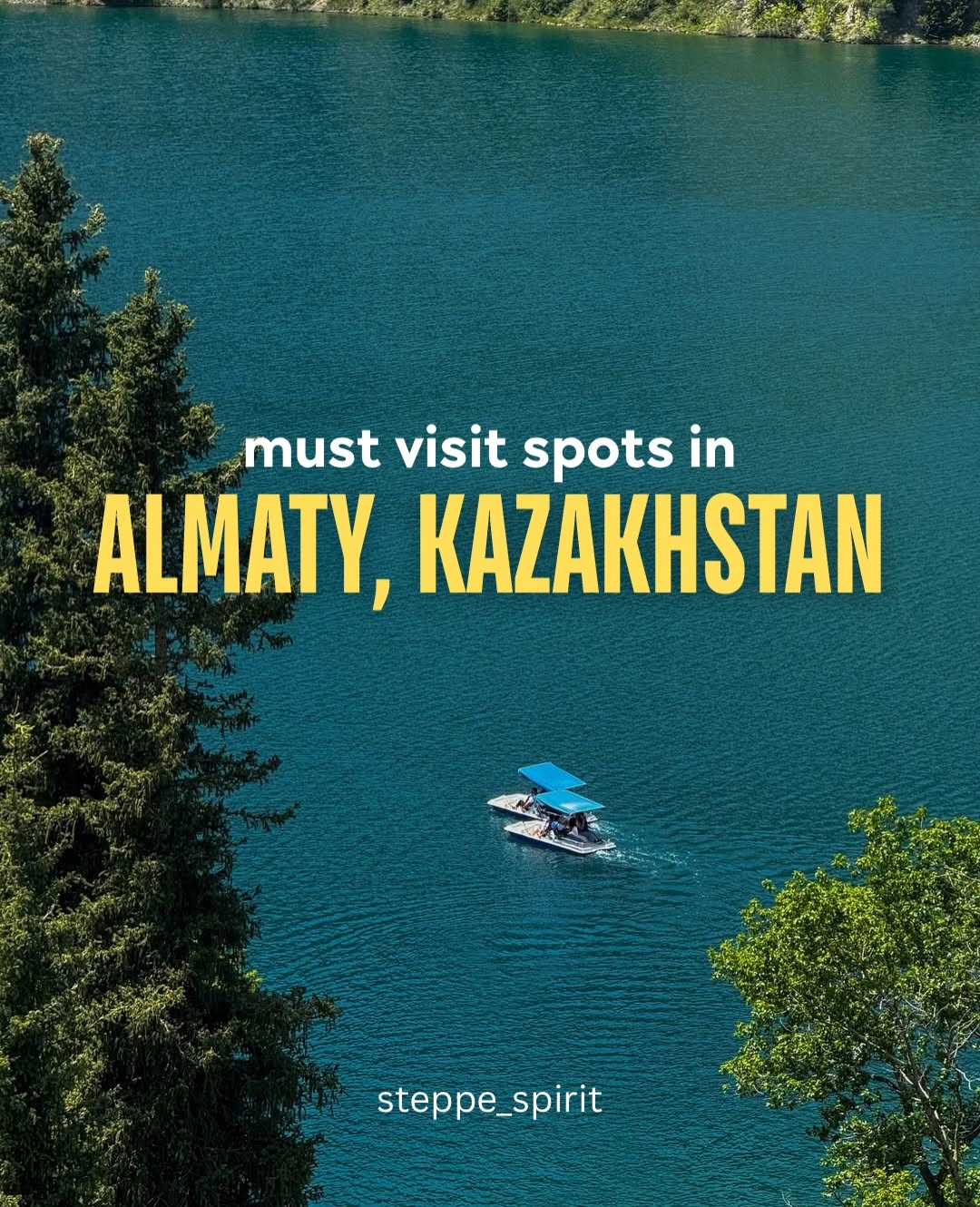 Kazakhstan tours • Almaty tours • DMC, Үлкен Алматы көлі