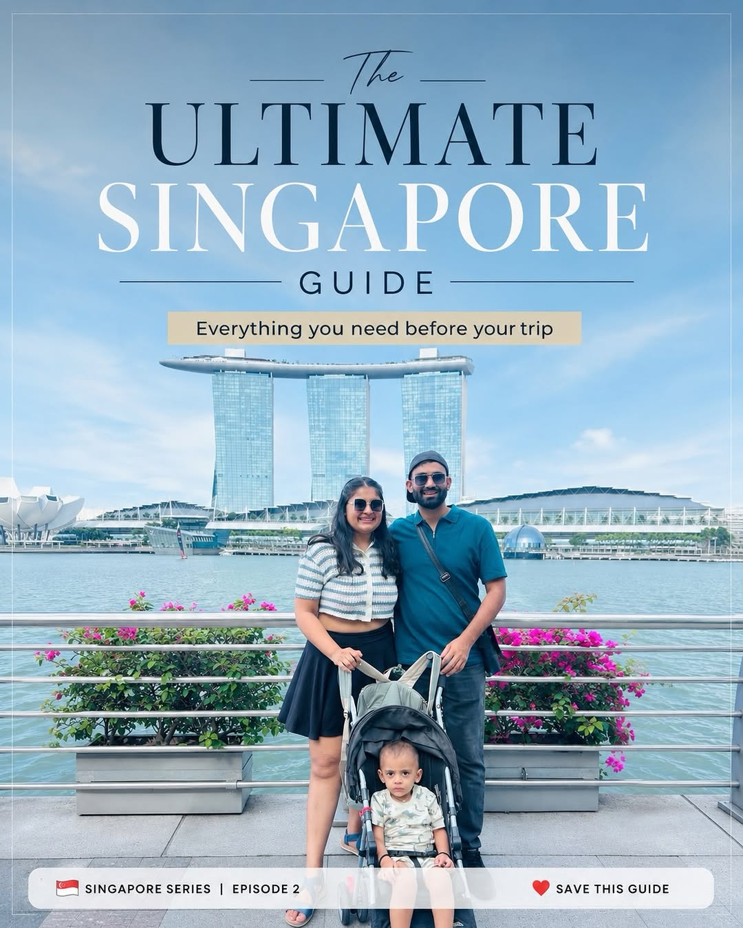 Sheetal & Neeraj | Travel Family, Merlion Park