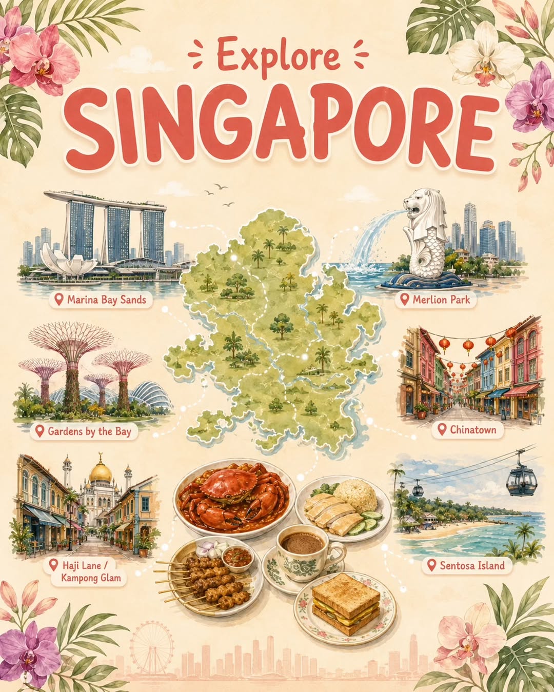 Explore | Singapore 🇸🇬 新加坡 | Travel & Local ✈️ | Tips, Merlion Park
