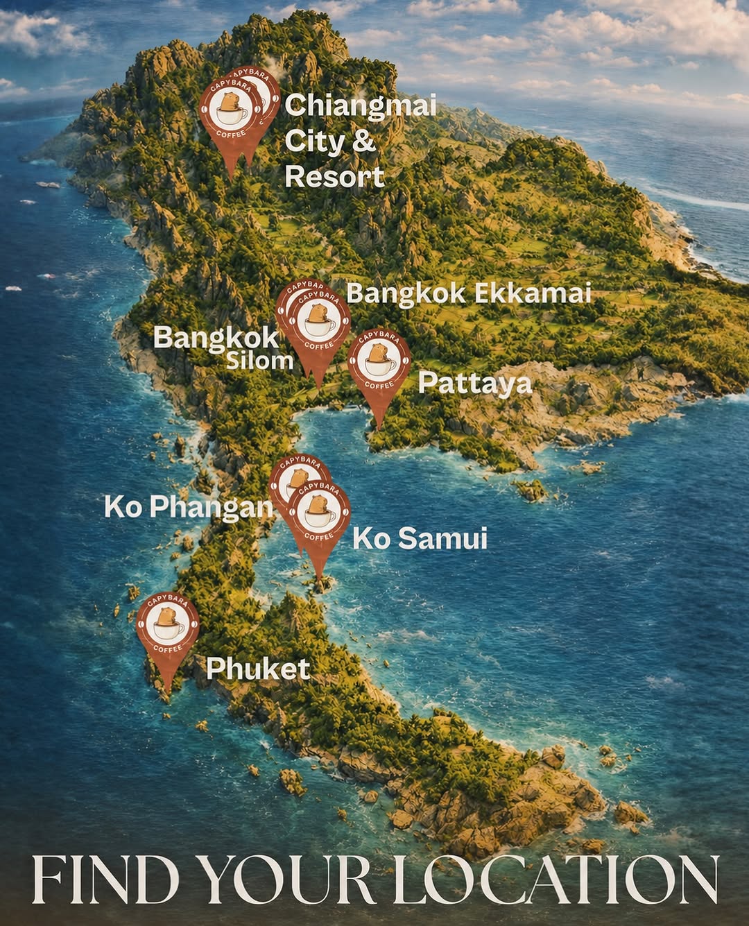 Capybara Coffee Thailand | Official account, Phuket