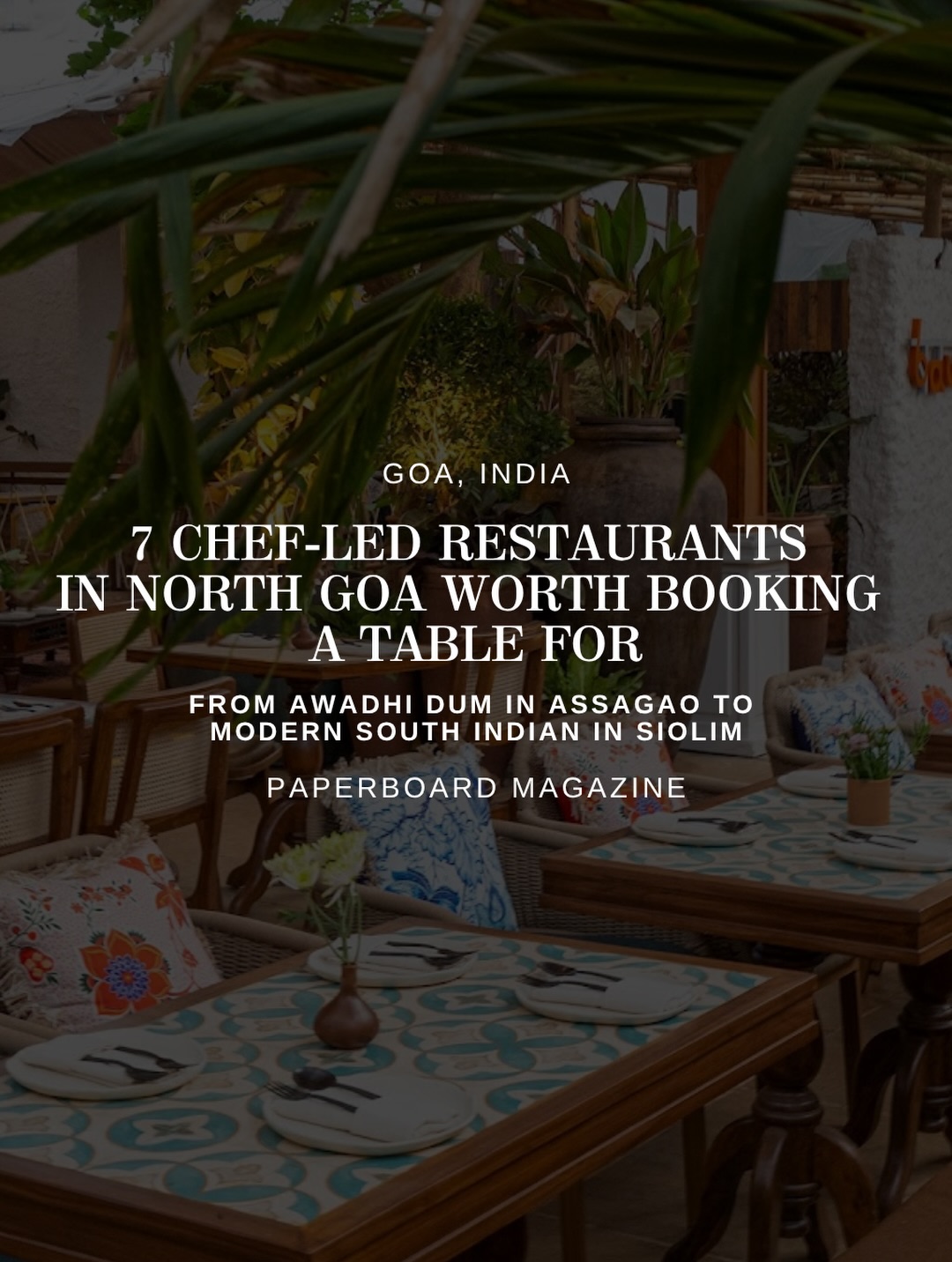 PAPERBOARD MAGAZINE GOA, Janot by Avinash Martins