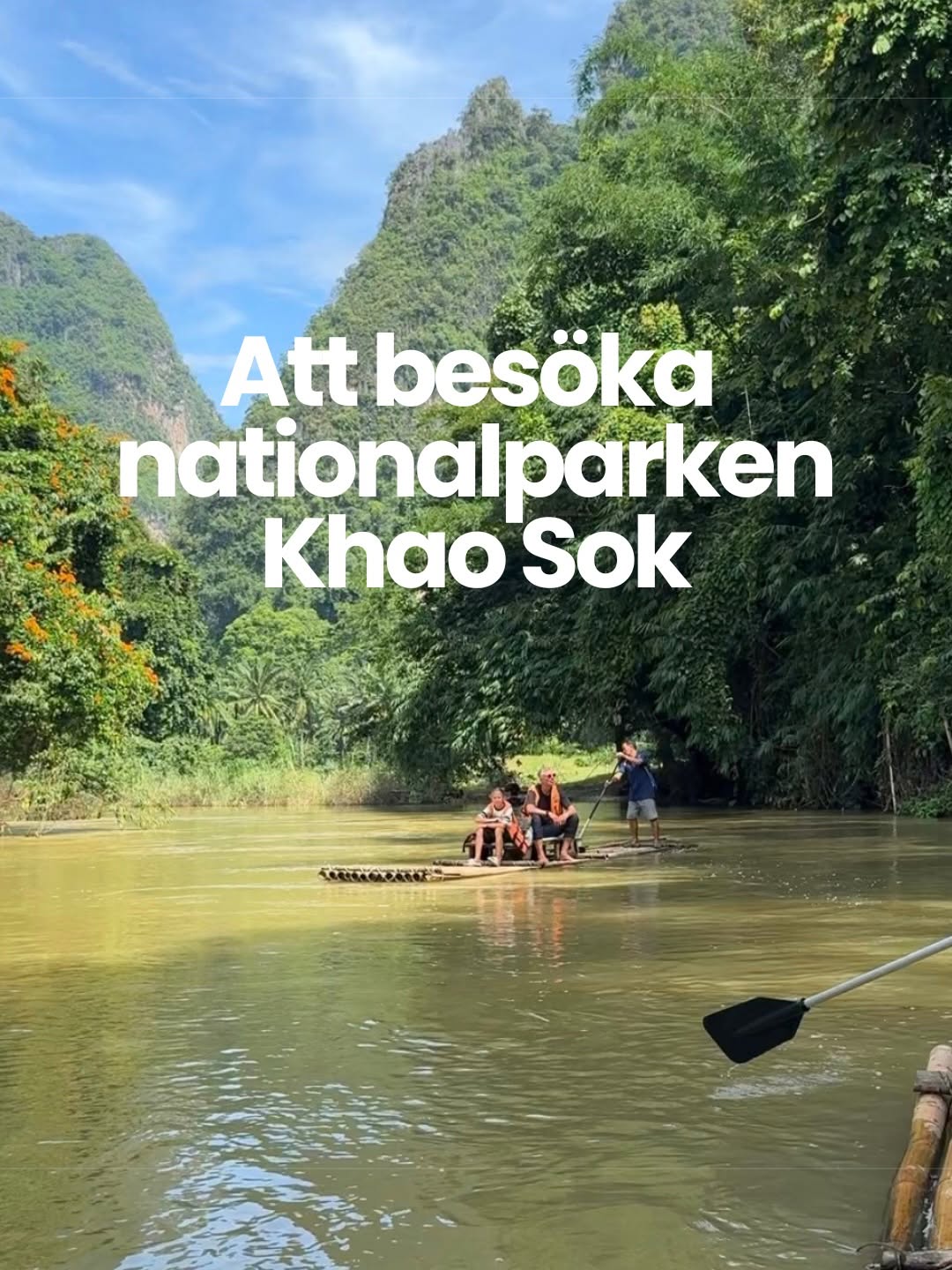 Towe Ahlin, Cheow Lan Lake
