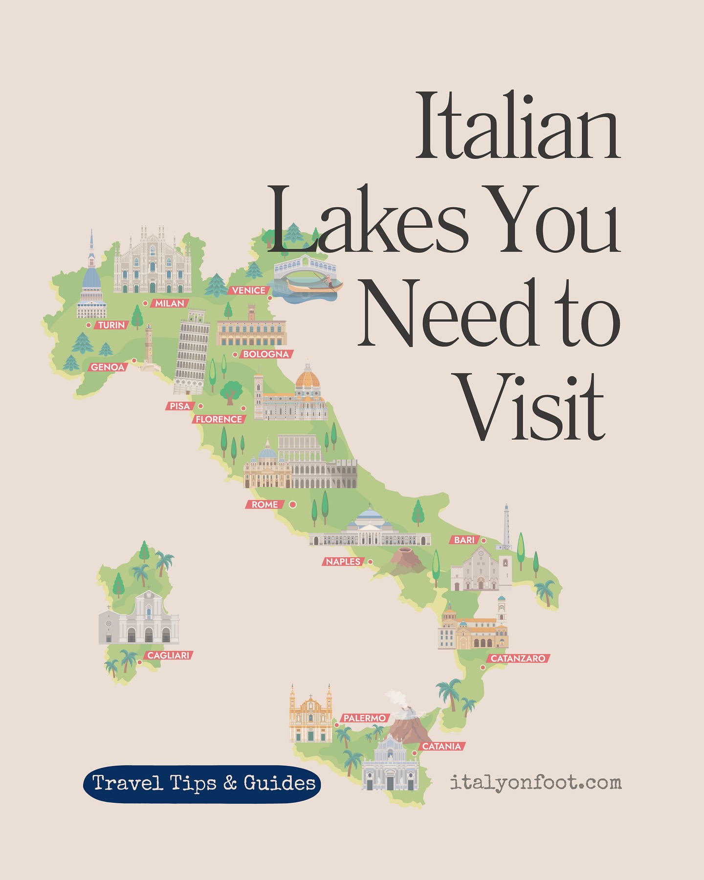 Italy on Foot | Rome on Foot, Lake Como