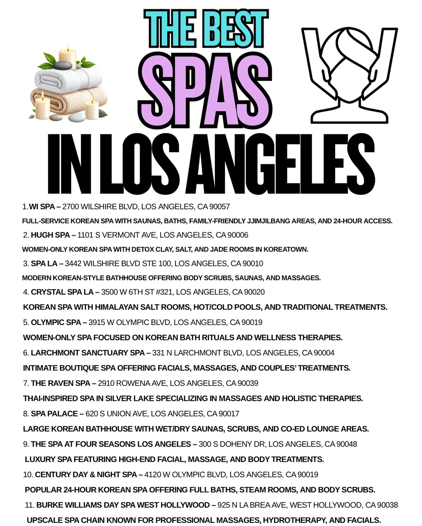 Los Angeles Fun Events, Wi Spa