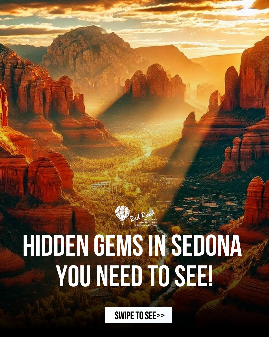 RED ROCK HOT AIR BALLOONS | SEDONA, Amitabha Stupa and Peace Park