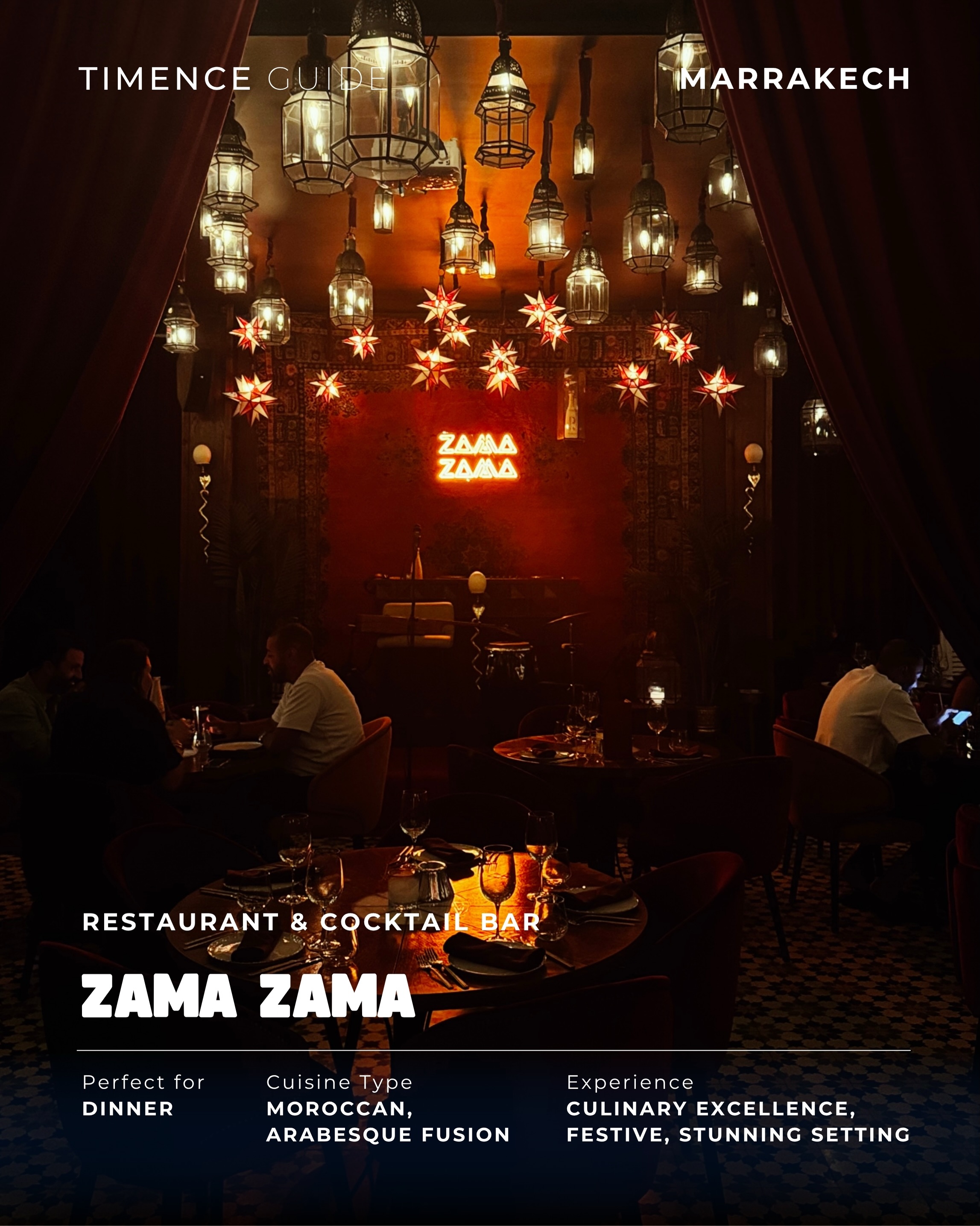 Timence Guide Marrakech, ZAMA ZAMA Marrakech