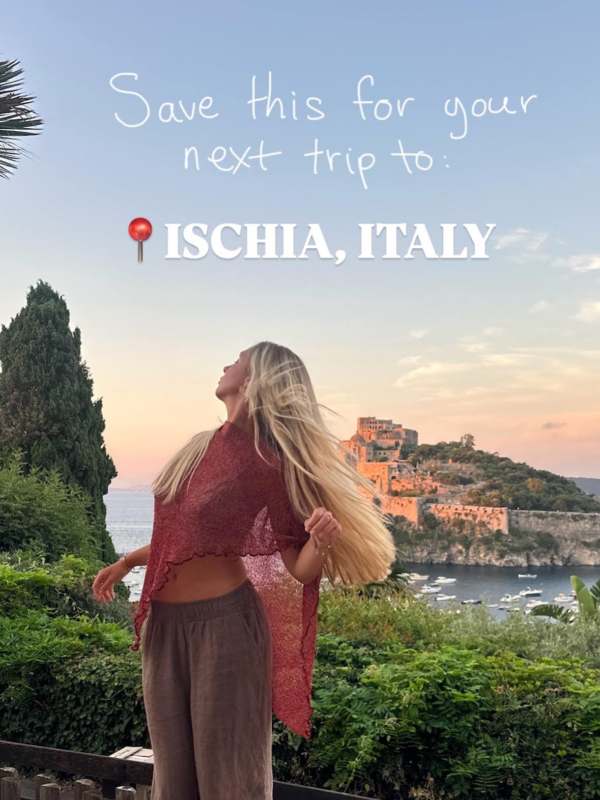 Emma Combs, Ischia
