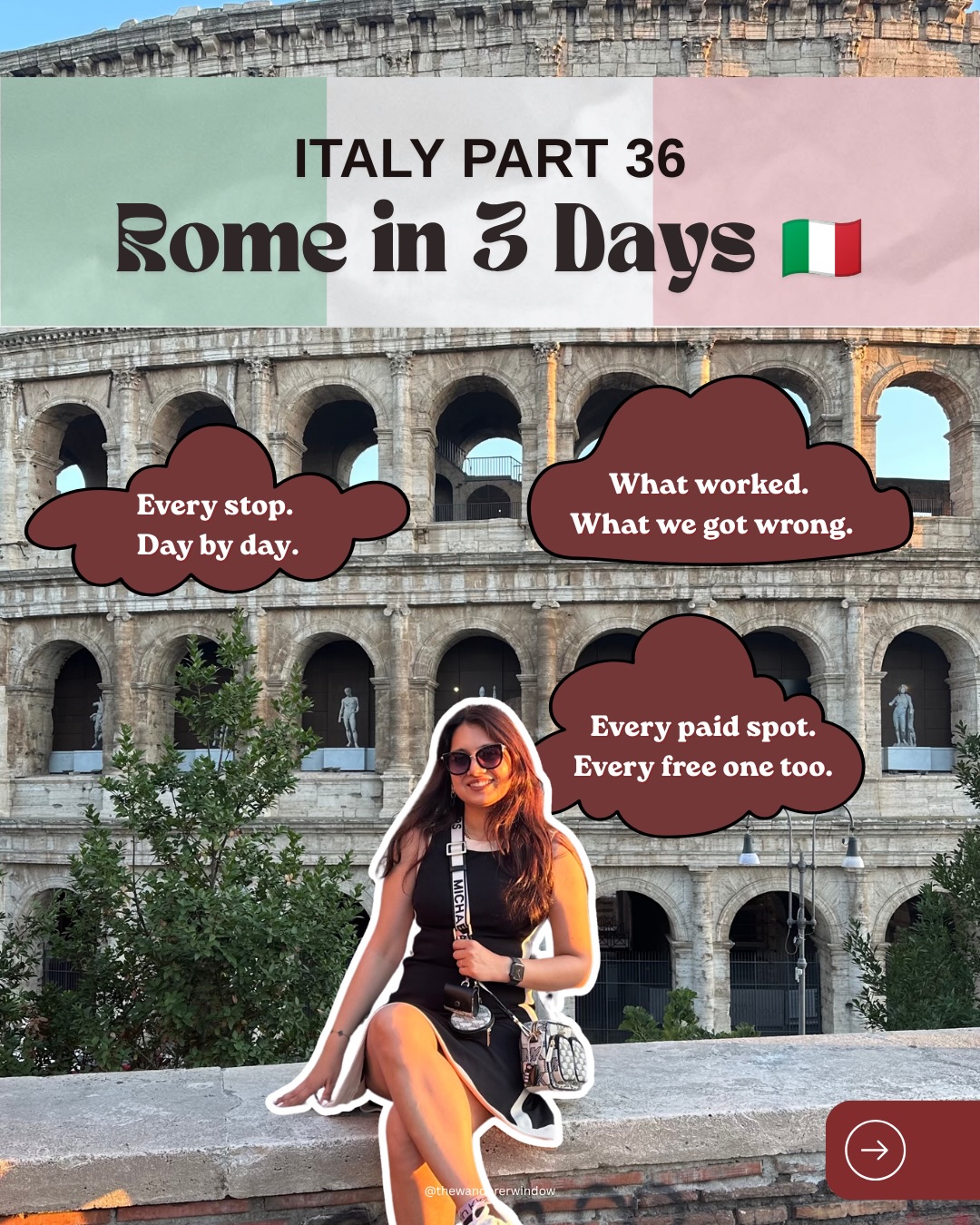 Simran & Parth | Travel and Experiences, Colosseum