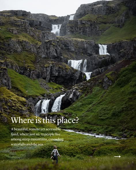 Visit Austurland, Klifbrekku Waterfalls
