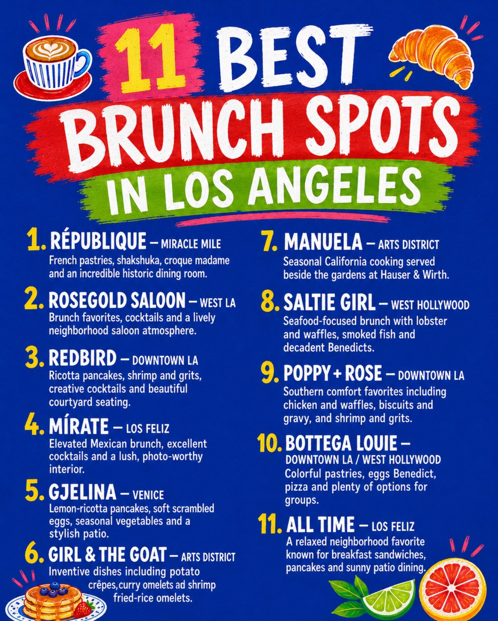 Los Angeles Fun Events, République Café Bakery & République Restaurant