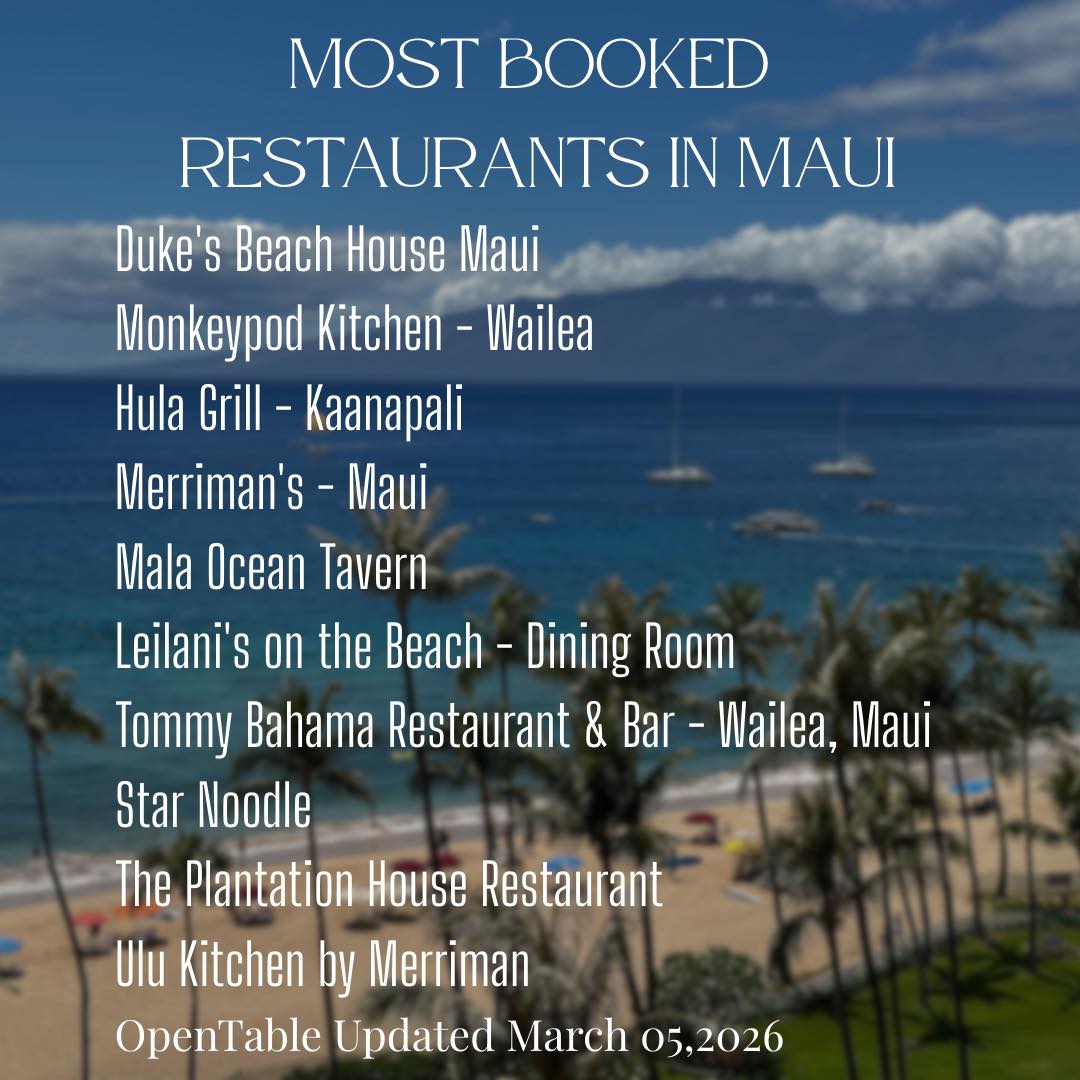 YOKO MAUI, Monkeypod Kitchen by Merriman - Wailea, Maui
