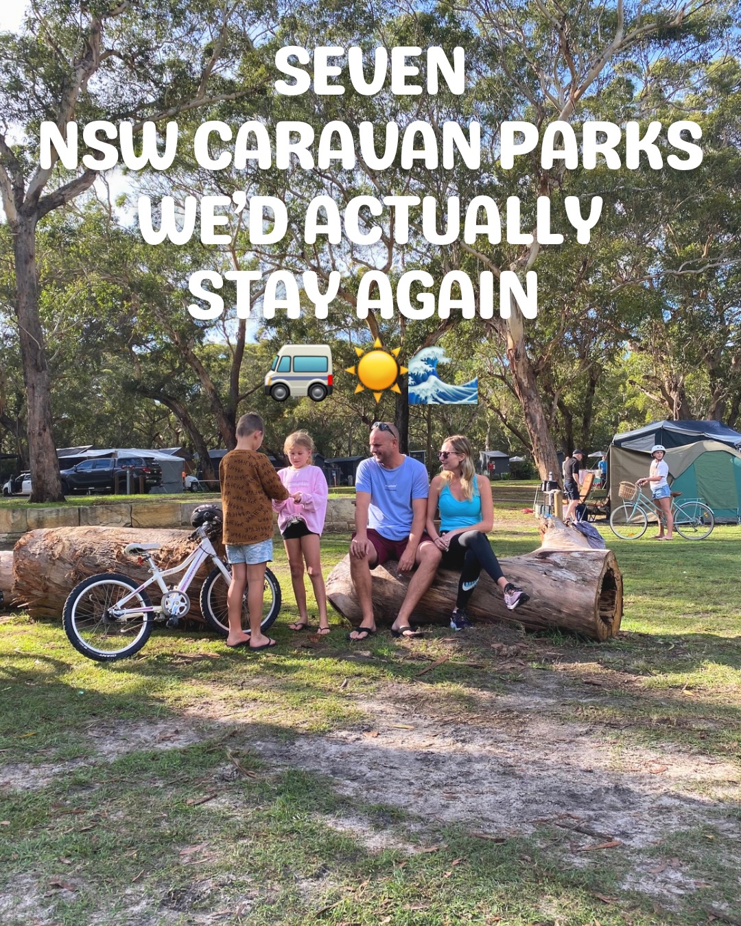 Chelsea & Cam | Australian Travel Family, Hat Head Holiday Park